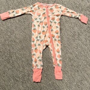Caden Lane Strawberry Onesie